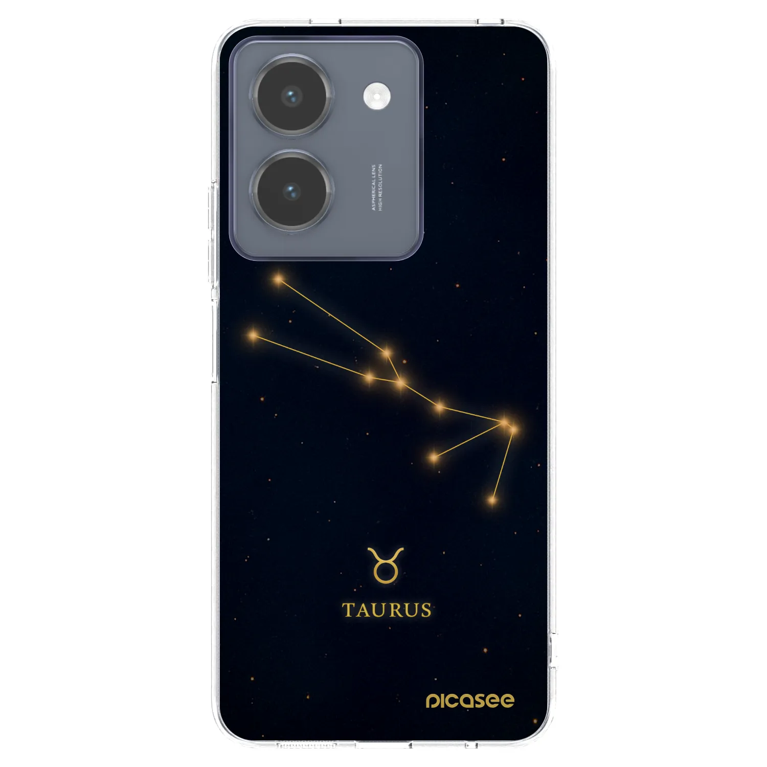 Picasee silikonowe przeźroczyste etui na Vivo Y36 4G - TAURUS