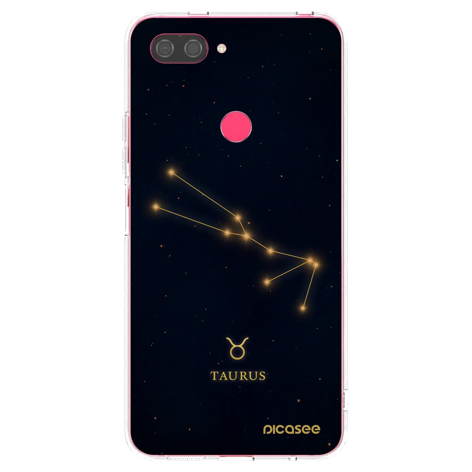 Picasee silikonowe przeźroczyste etui na Xiaomi Mi 8 Lite - TAURUS