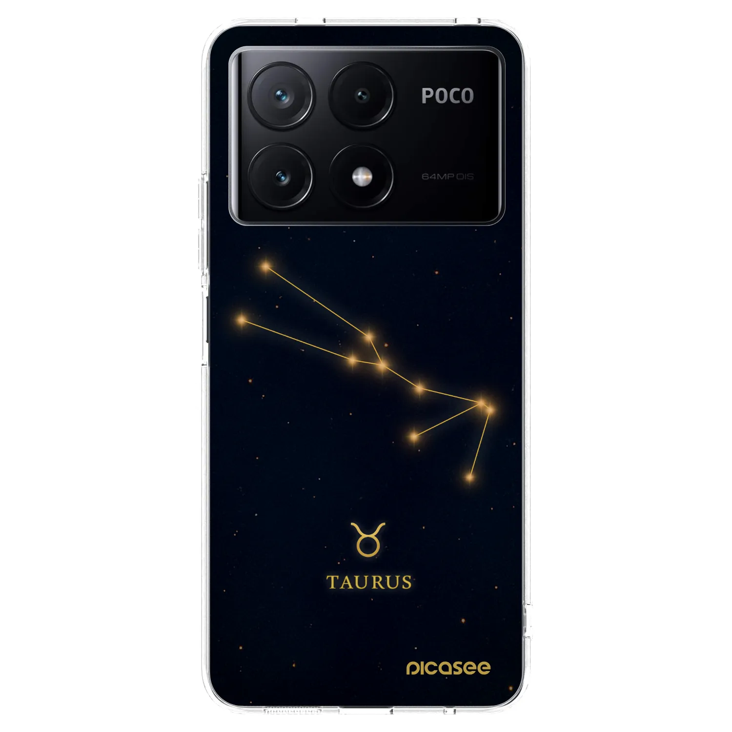 Picasee silikonowe przeźroczyste etui na Xiaomi Poco X6 Pro - TAURUS