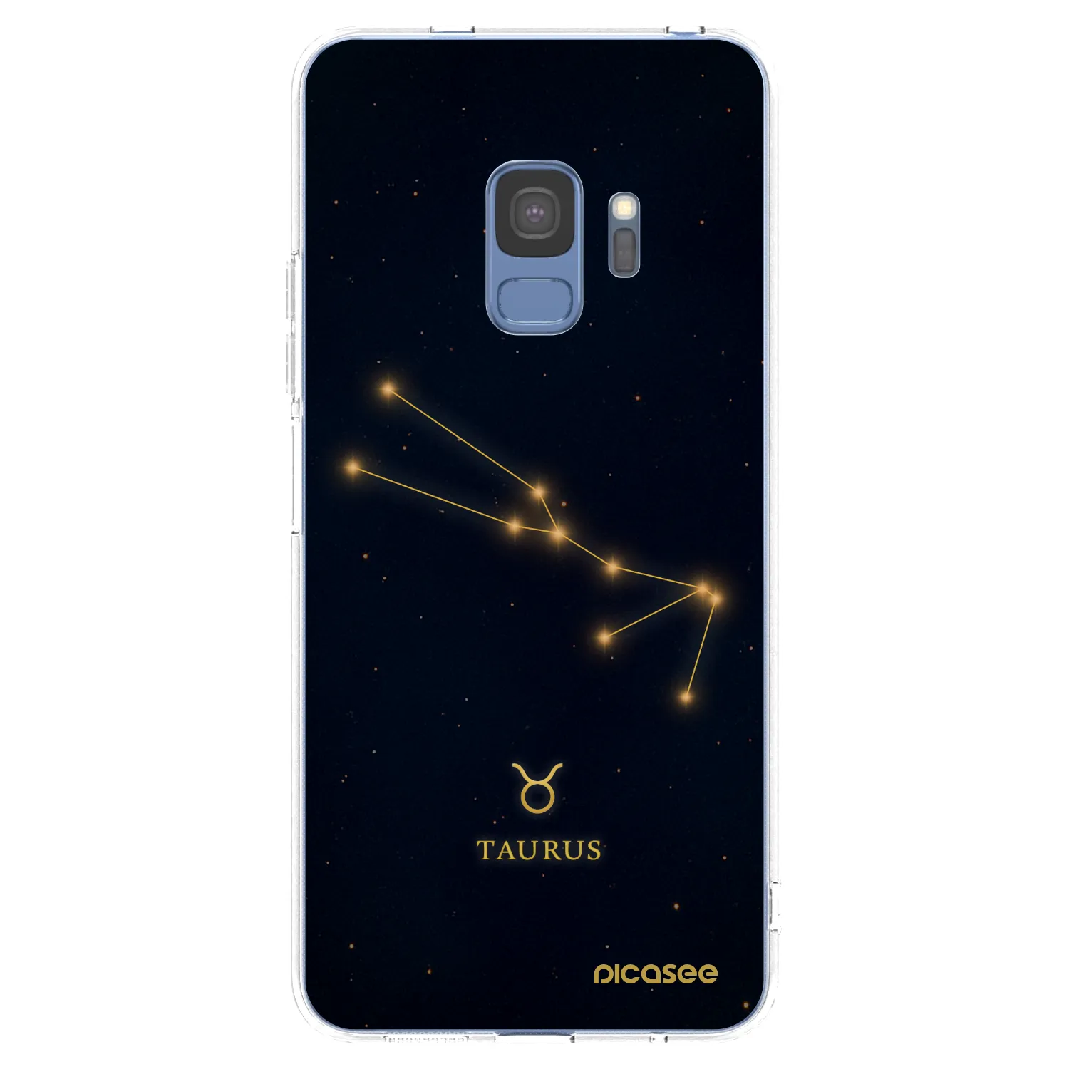 Picasee silikonowe przeźroczyste etui na Samsung Galaxy S9 G960F - TAURUS