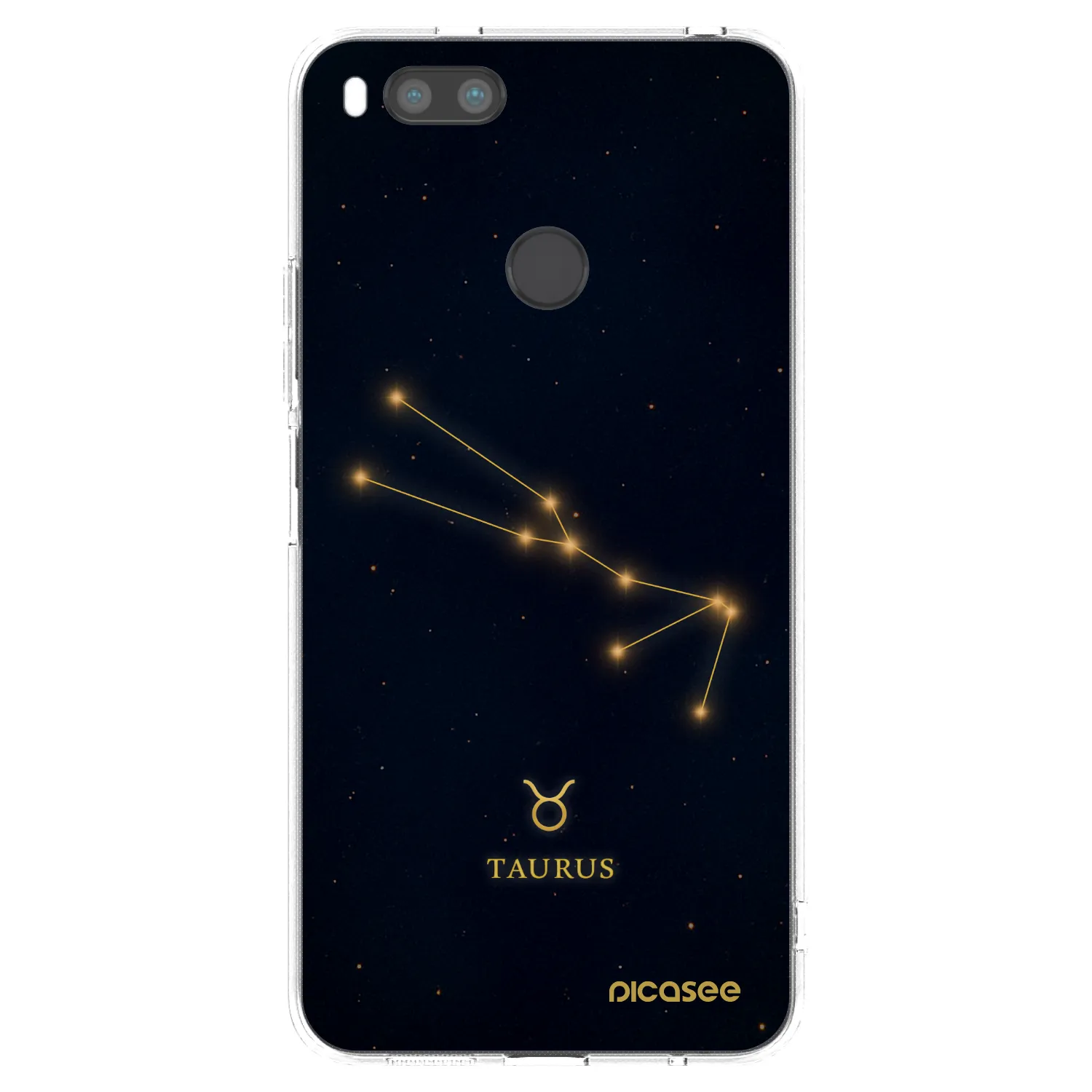Picasee silikonowe przeźroczyste etui na Xiaomi Mi A1 Global - TAURUS