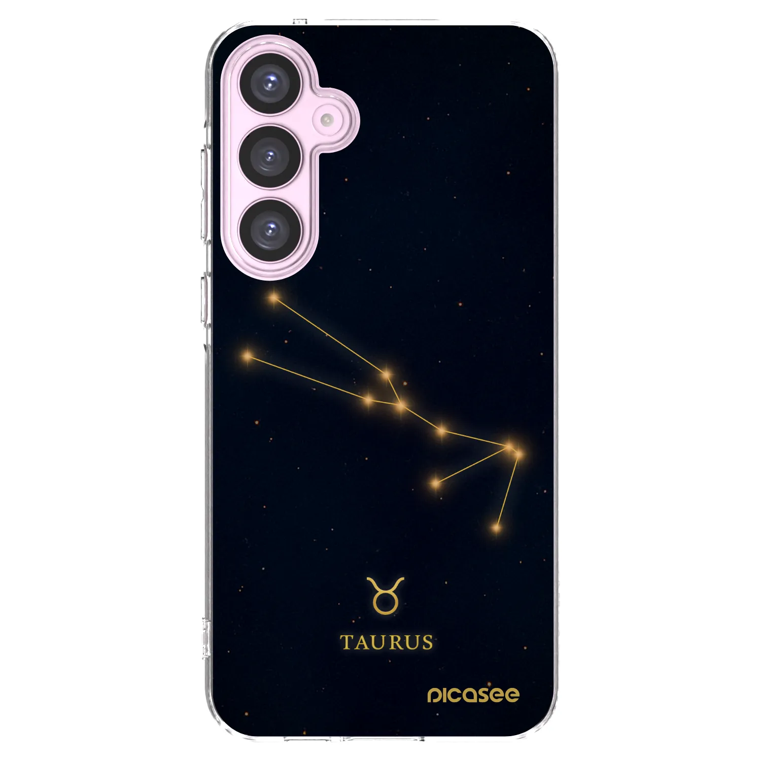 Picasee silikonowe przeźroczyste etui na Samsung Galaxy A55 5G A556B - TAURUS