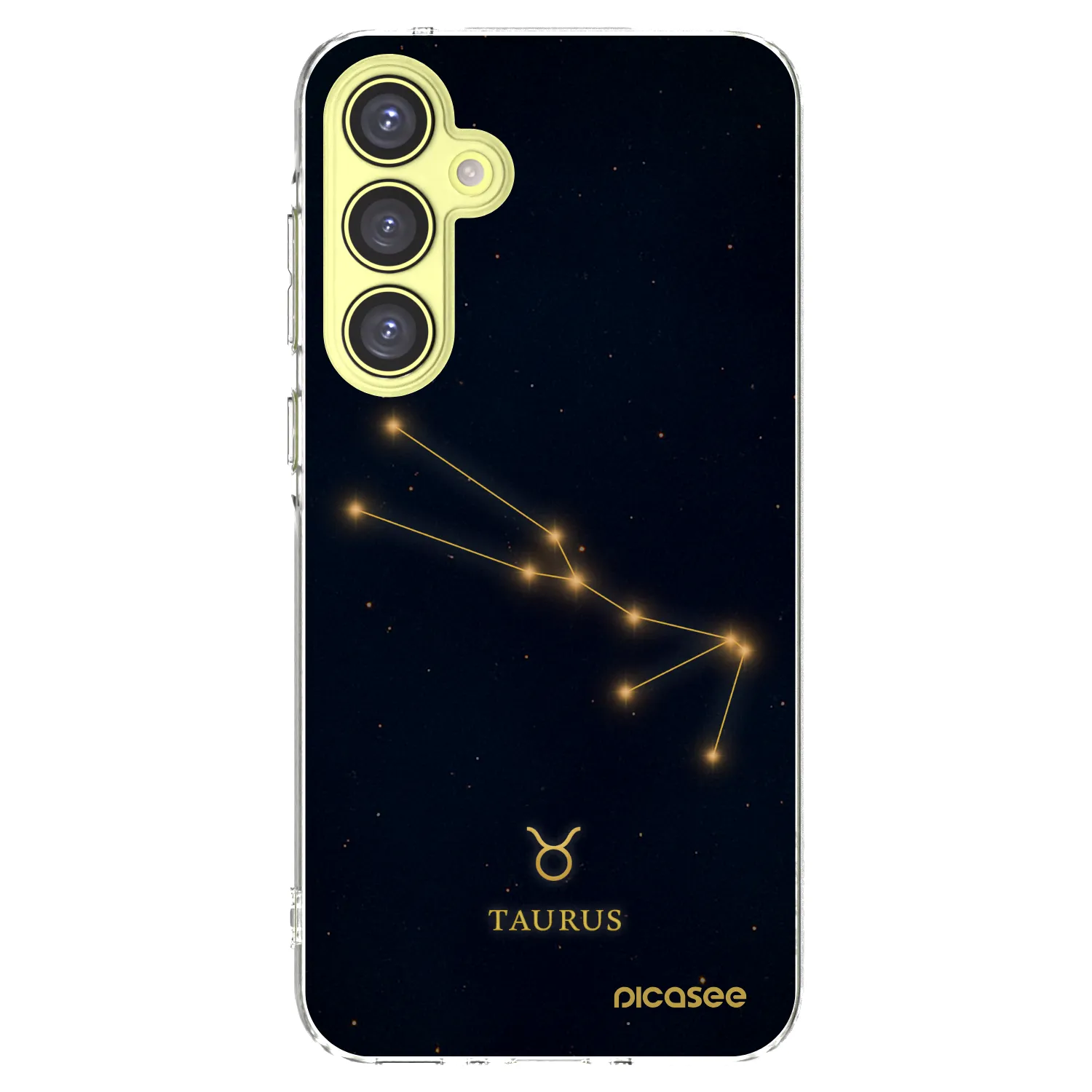 Picasee silikonowe przeźroczyste etui na Samsung Galaxy A35 5G A356B - TAURUS