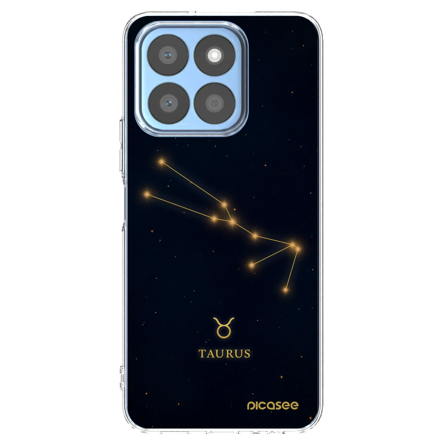 Picasee silikonowe przeźroczyste etui na Honor X8b - TAURUS
