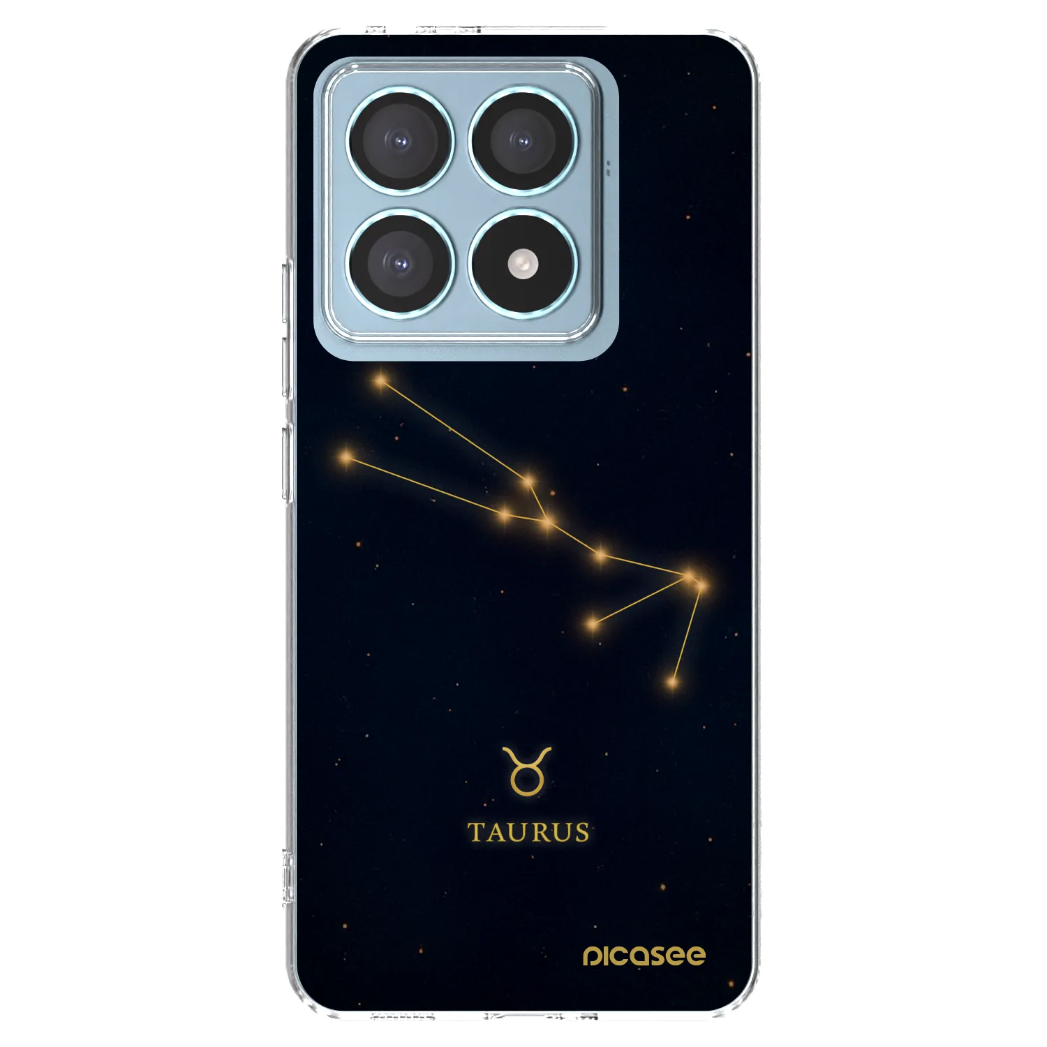 Picasee silikonowe przeźroczyste etui na Xiaomi 14T Pro - TAURUS