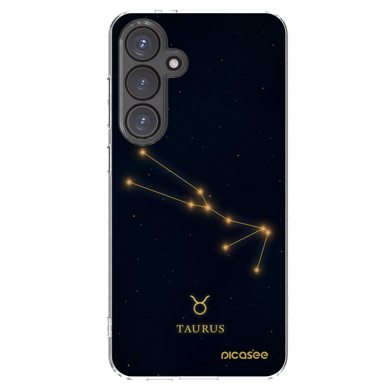 Picasee silikonowe przeźroczyste etui na Samsung Galaxy S24 FE S721B - TAURUS