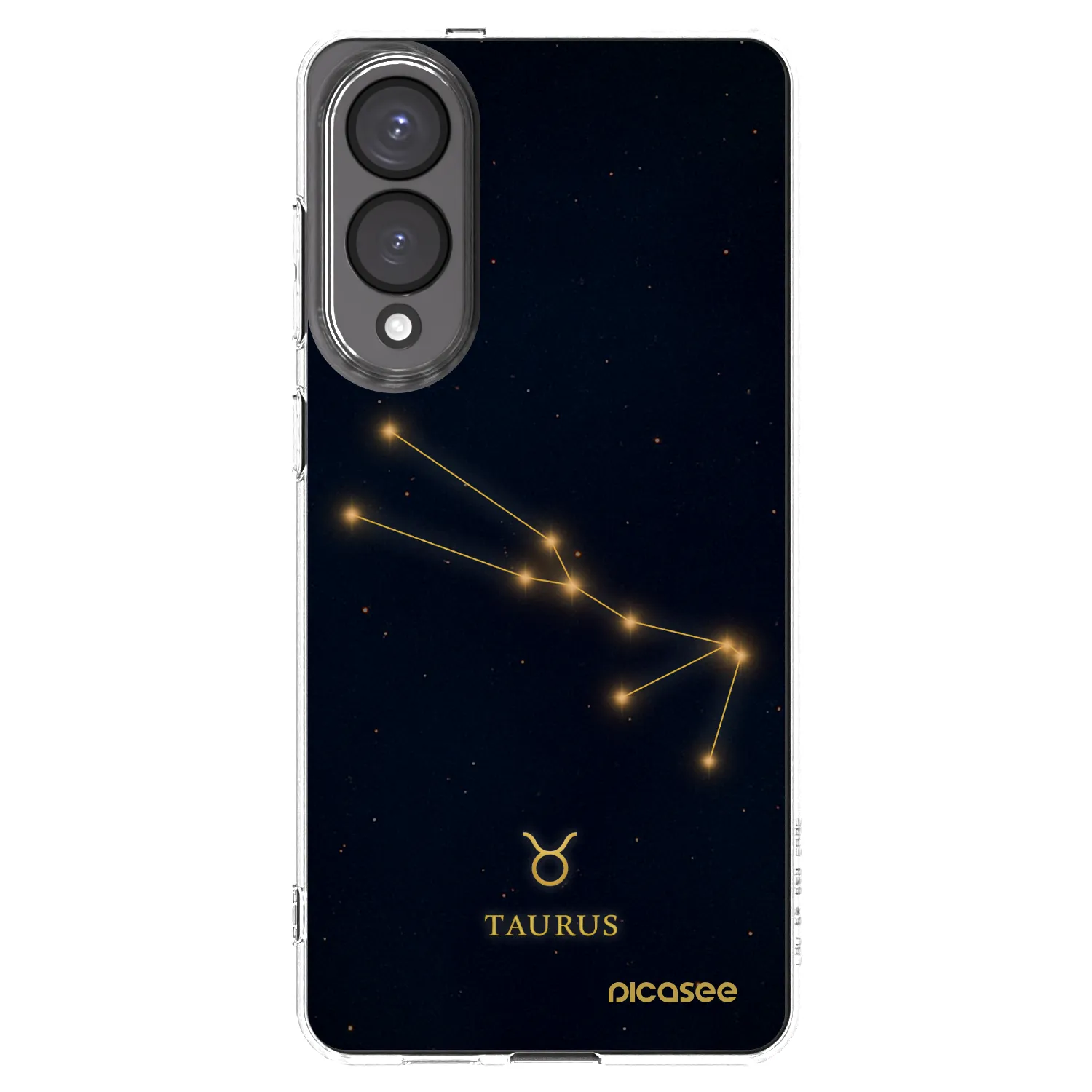 Picasee silikonowe przeźroczyste etui na Samsung Galaxy S25 Edge 5G - TAURUS