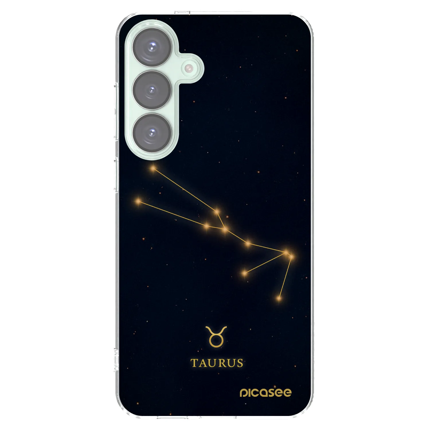 Picasee silikonowe przeźroczyste etui na Samsung Galaxy S25+ 5G - TAURUS