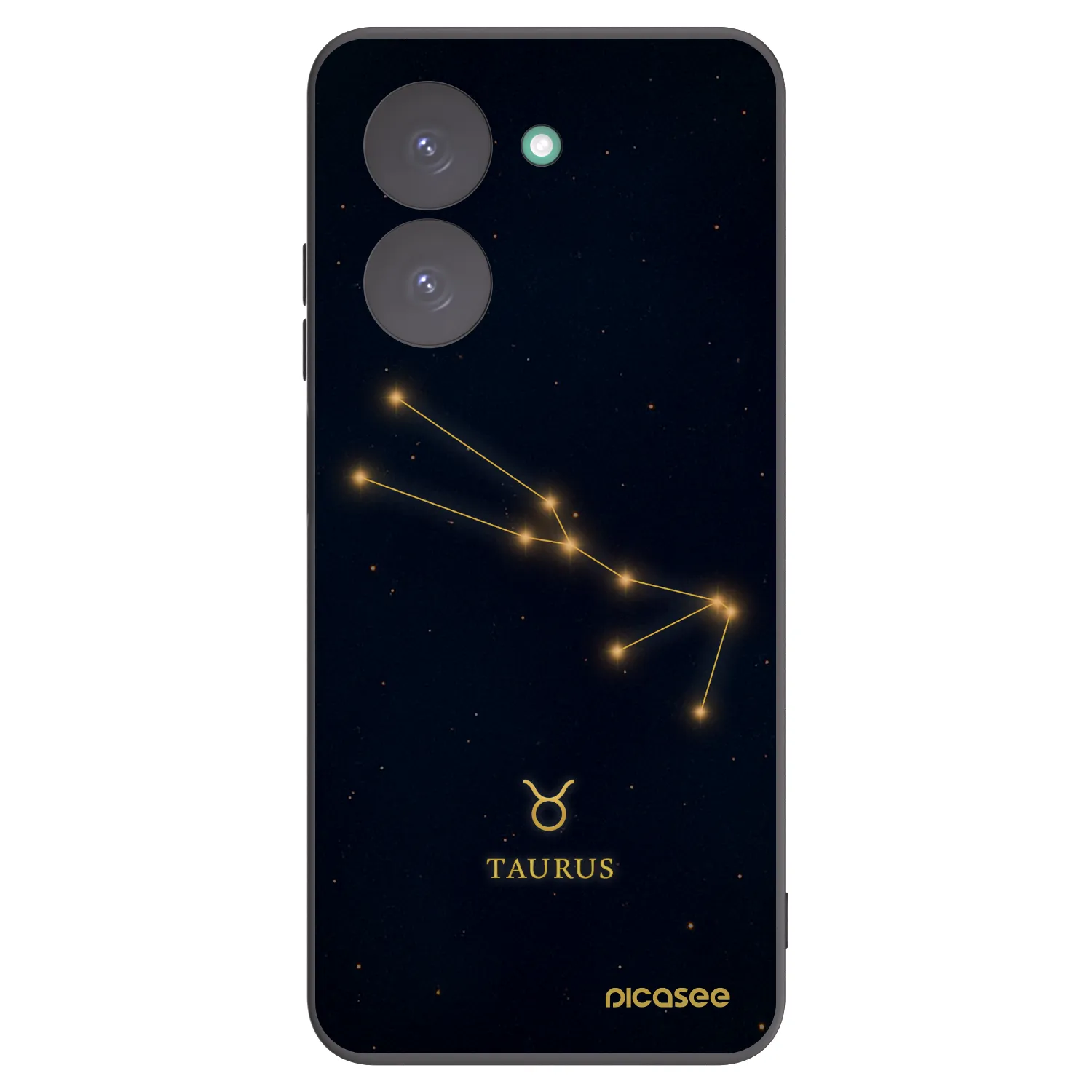 Picasee silikonowe czarne etui na Xiaomi Redmi A5 - TAURUS