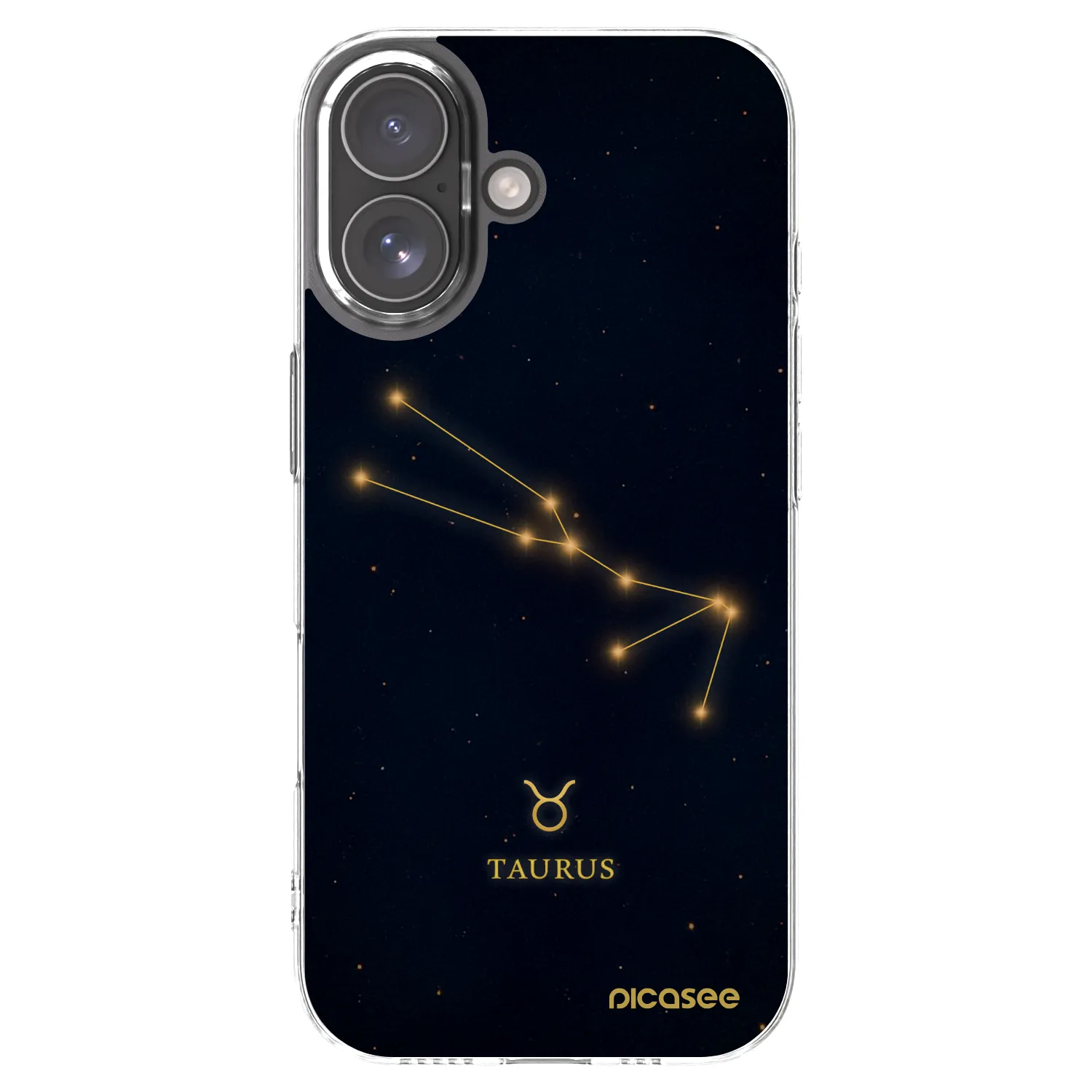 Picasee silikonowe przeźroczyste etui na Apple iPhone 17 - TAURUS