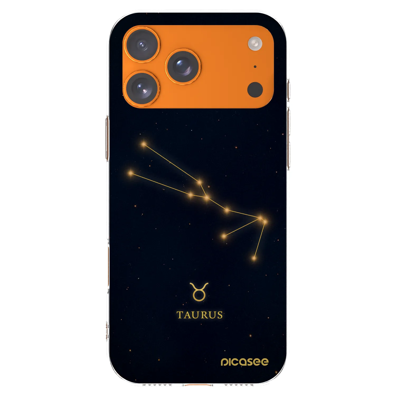 Picasee silikonowe przeźroczyste etui na Apple iPhone 17 Pro Max - TAURUS