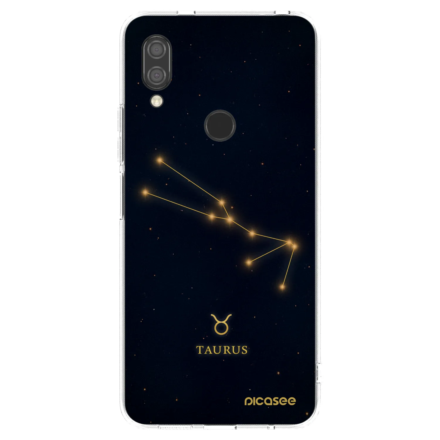 Picasee silikonowe przeźroczyste etui na Xiaomi Redmi 7 - TAURUS