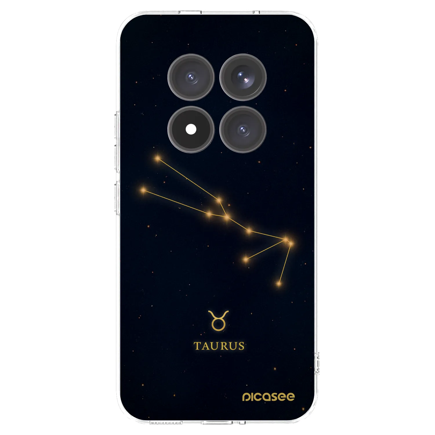 Picasee silikonowe przeźroczyste etui na Xiaomi Redmi Note 15 Pro+ - TAURUS