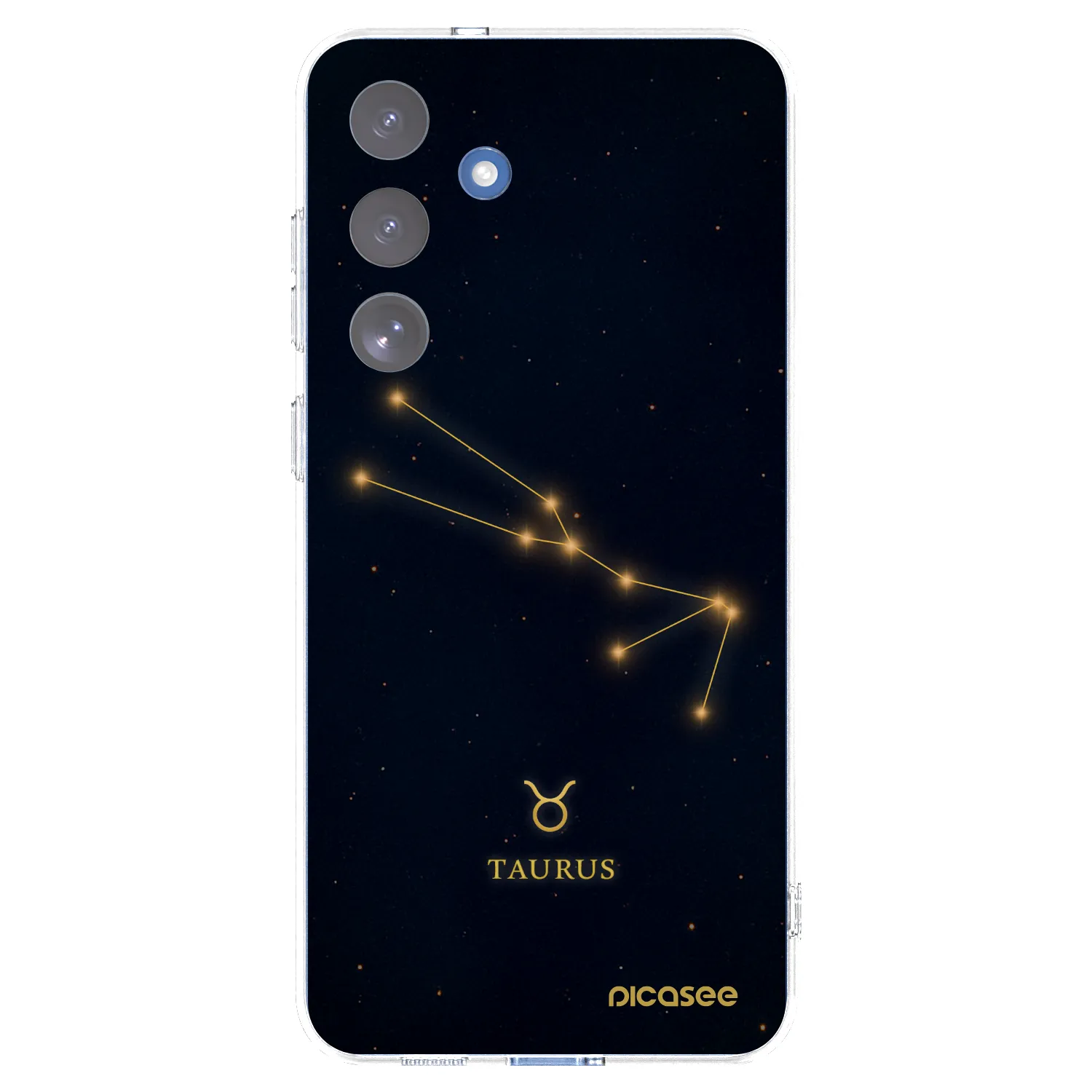 Picasee silikonowe przeźroczyste etui na Samsung Galaxy S25 FE 5G - TAURUS