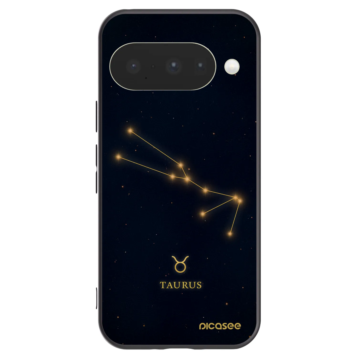 Picasee silikonowe czarne etui na Google Pixel 10 - TAURUS