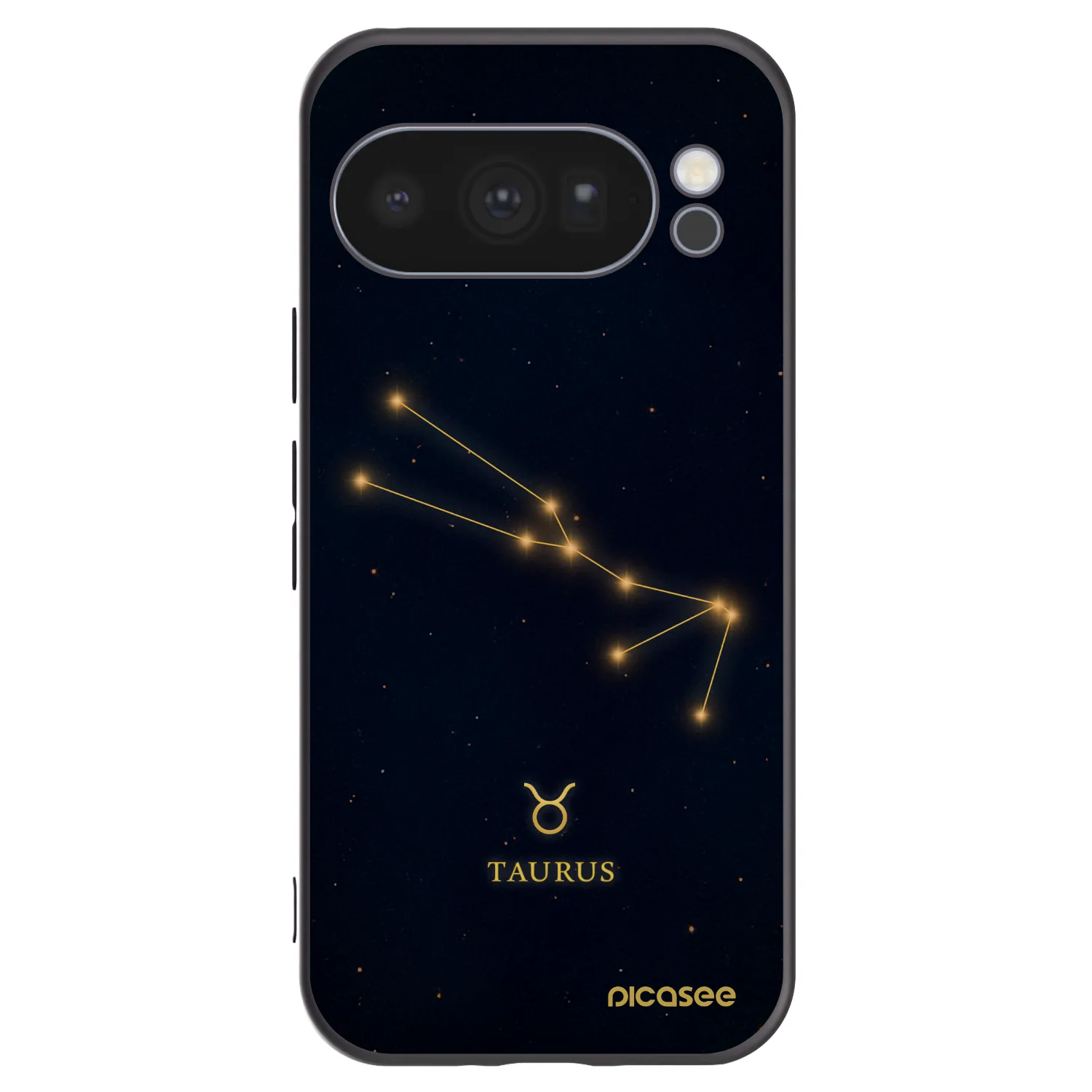 Picasee silikonowe czarne etui na Google Pixel 10 Pro - TAURUS