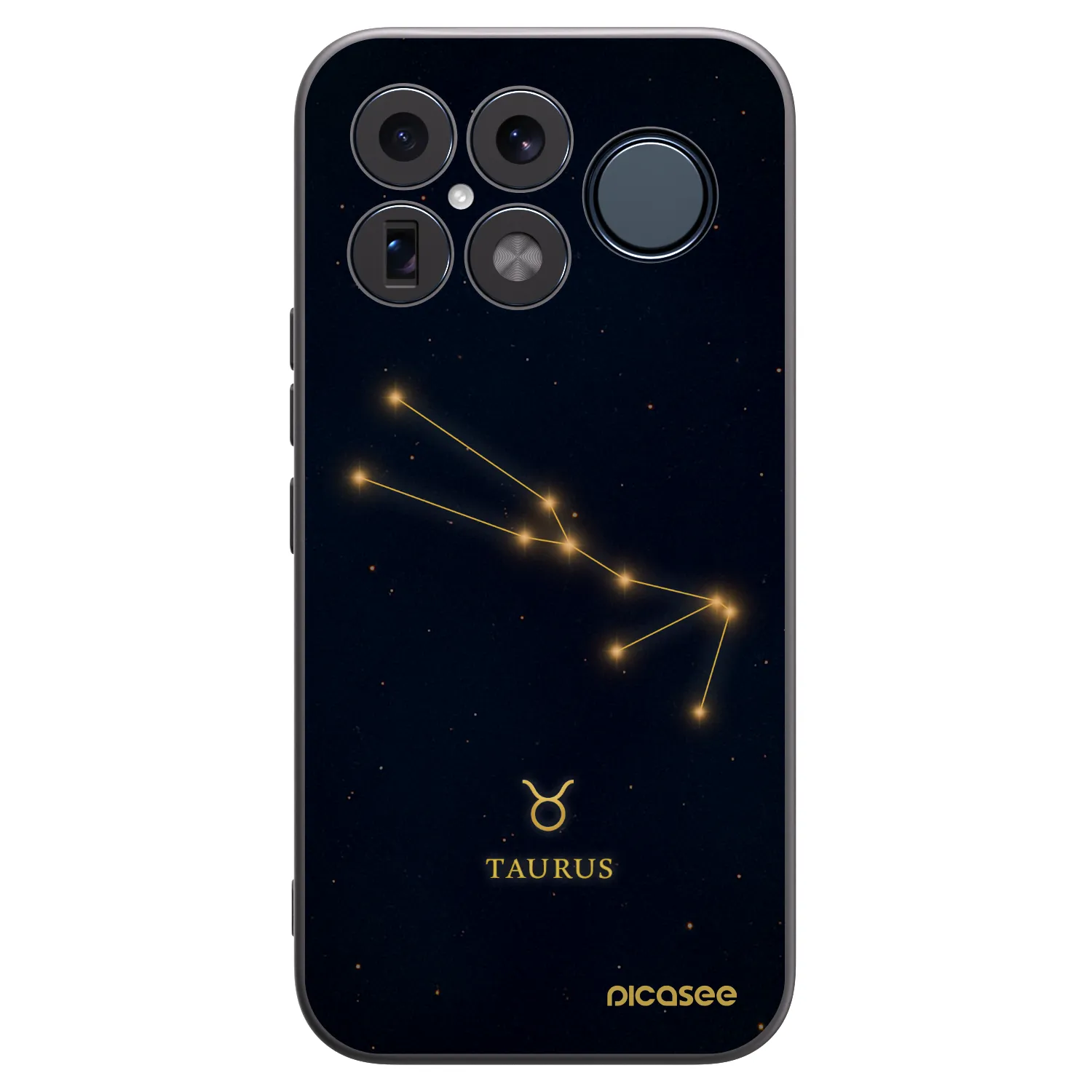 Picasee silikonowe czarne etui na Xiaomi Poco F8 Ultra - TAURUS