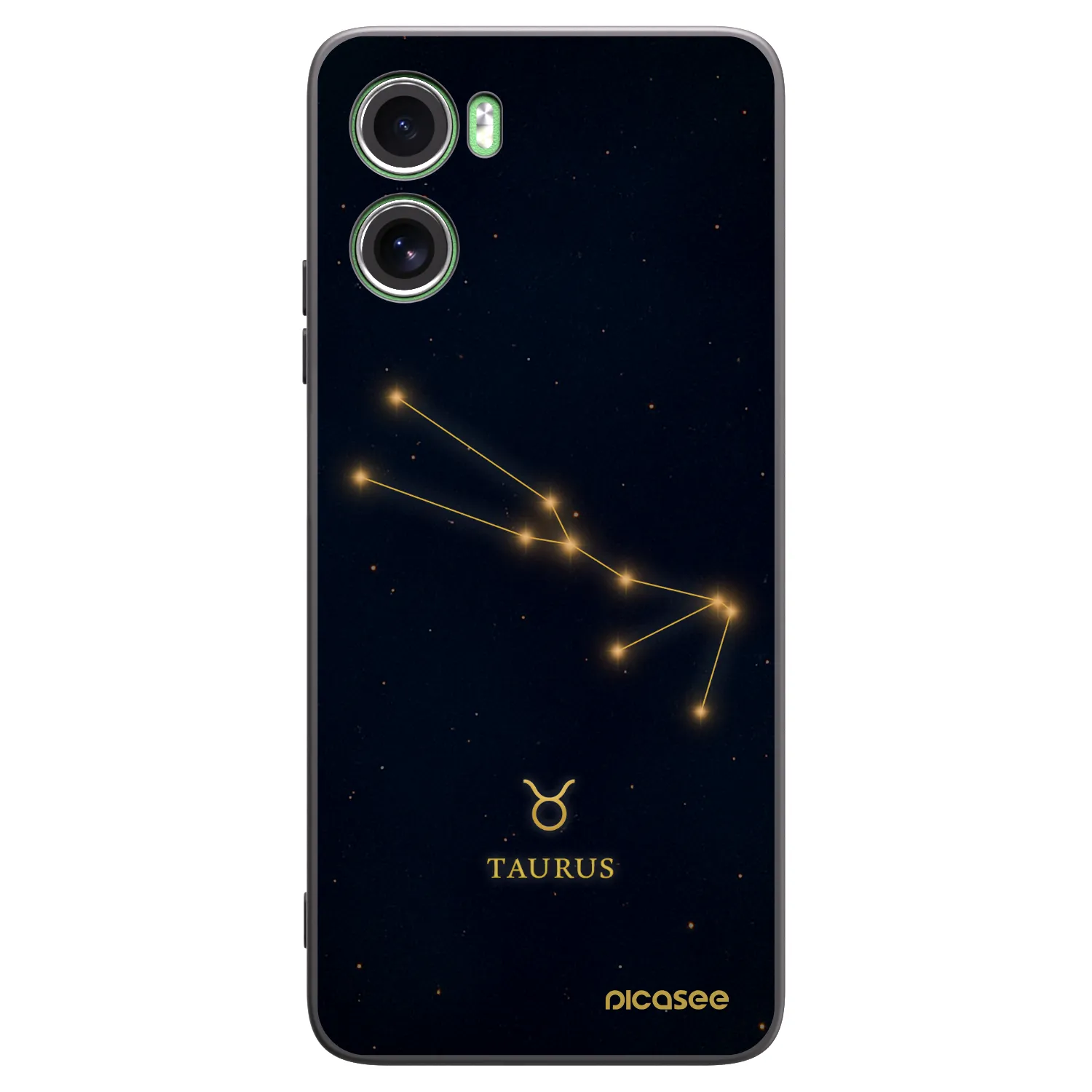 Picasee silikonowe czarne etui na Motorola Moto G06 - TAURUS