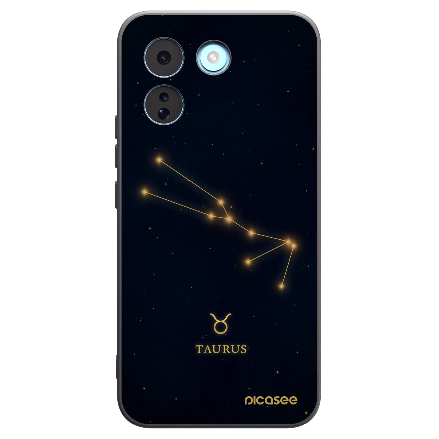 Picasee silikonowe czarne etui na Xiaomi Redmi Note 17 Pro MAX 5G - TAURUS