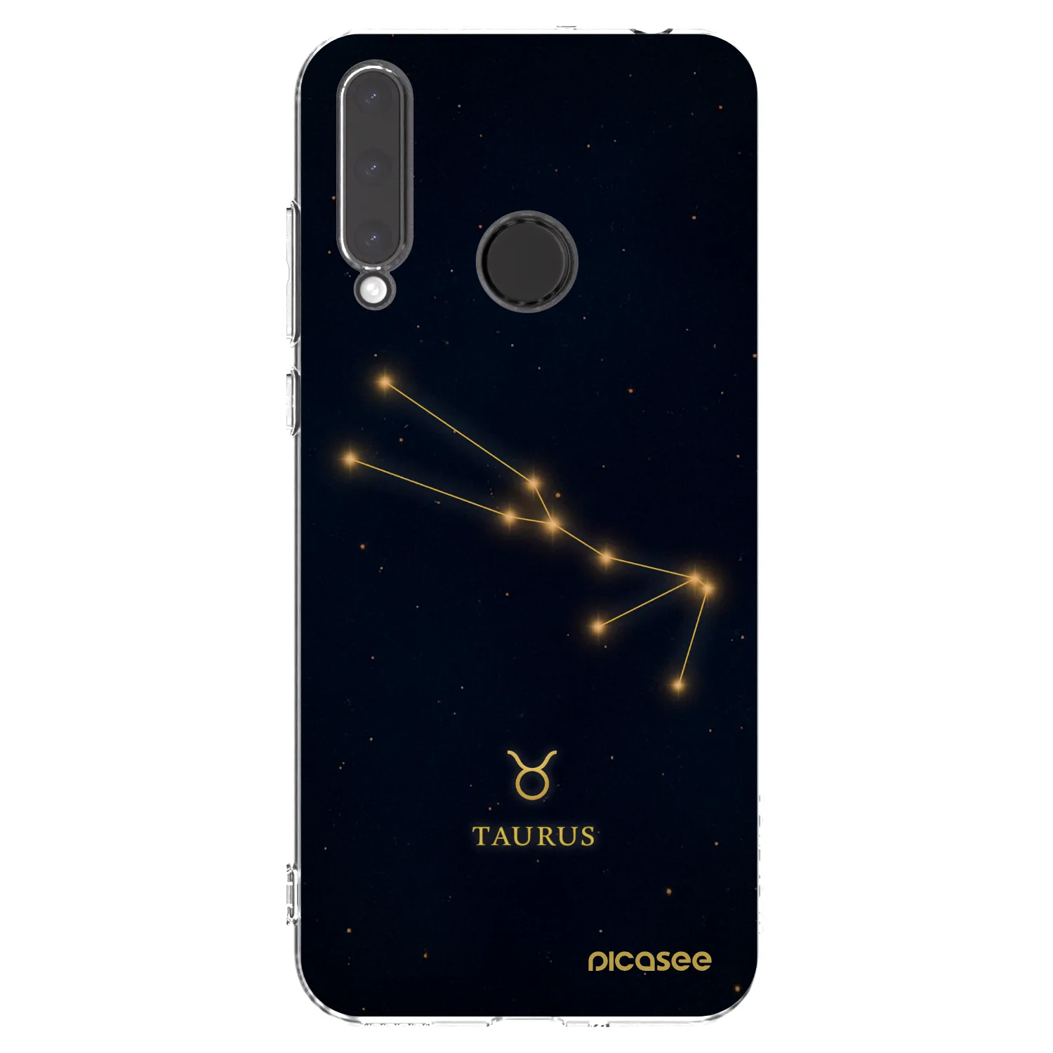 Picasee silikonowe przeźroczyste etui na Honor 20 Lite - TAURUS