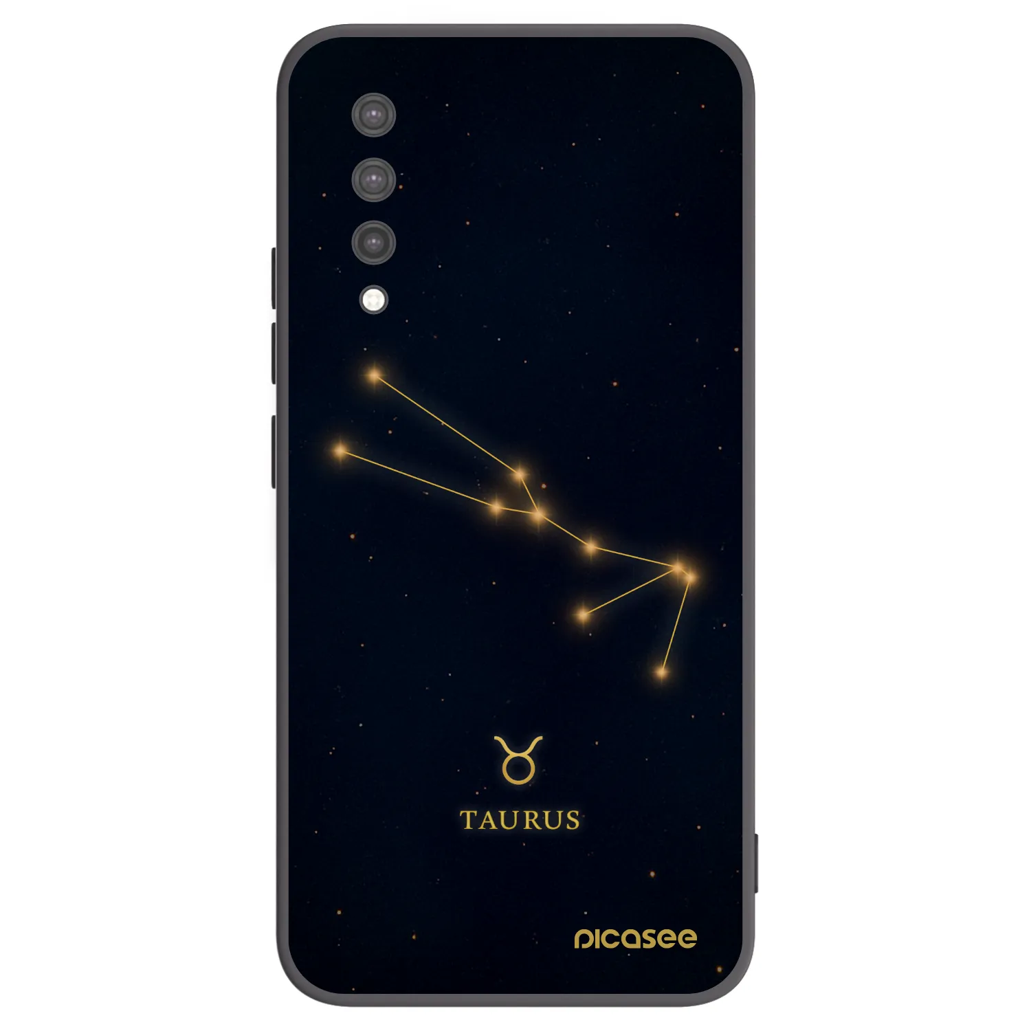 Picasee silikonowe czarne etui na Xiaomi Mi 9 Lite - TAURUS