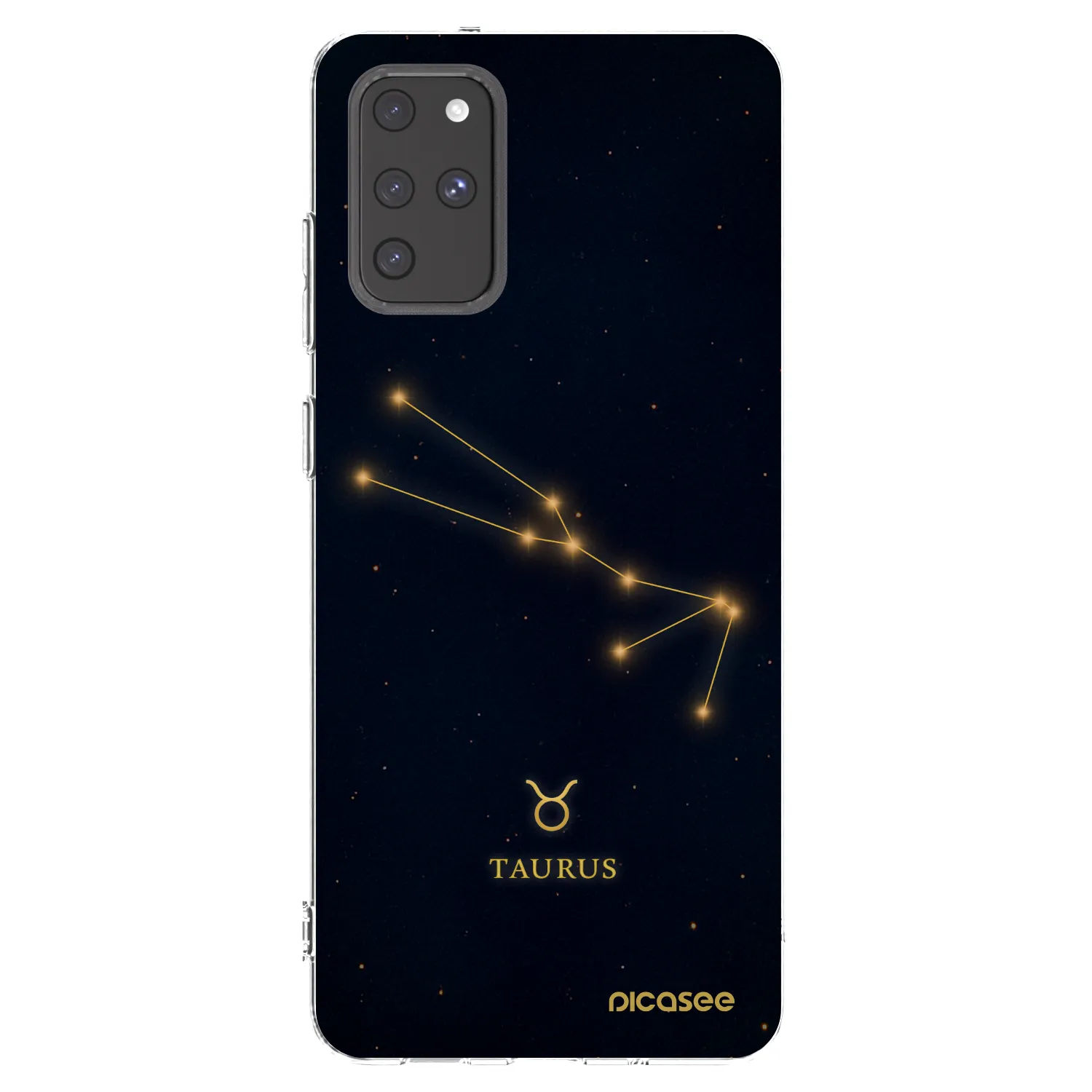 Picasee silikonowe przeźroczyste etui na Samsung Galaxy S20+ G985F - TAURUS