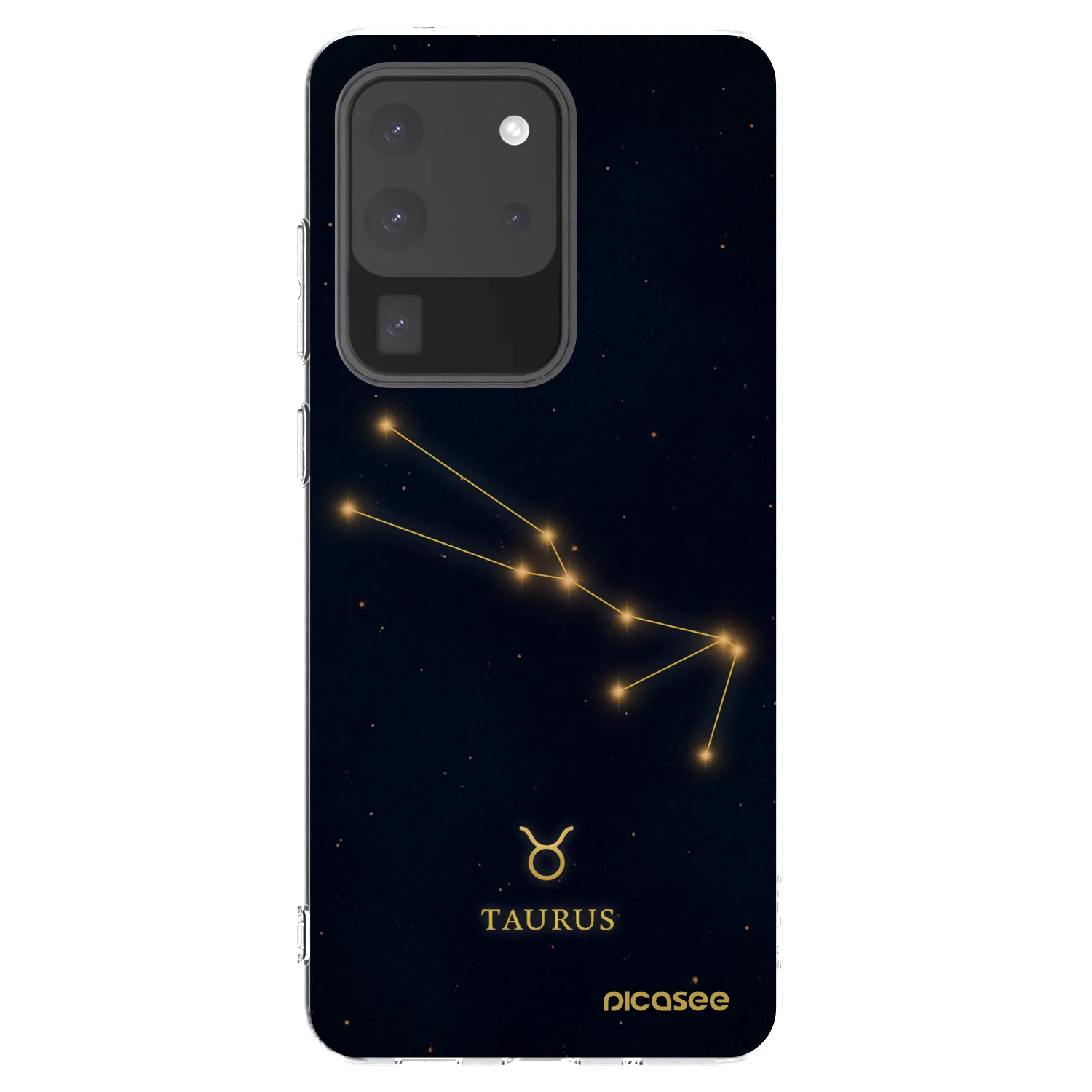 Picasee silikonowe przeźroczyste etui na Samsung Galaxy S20 Ultra 5G G988F - TAURUS