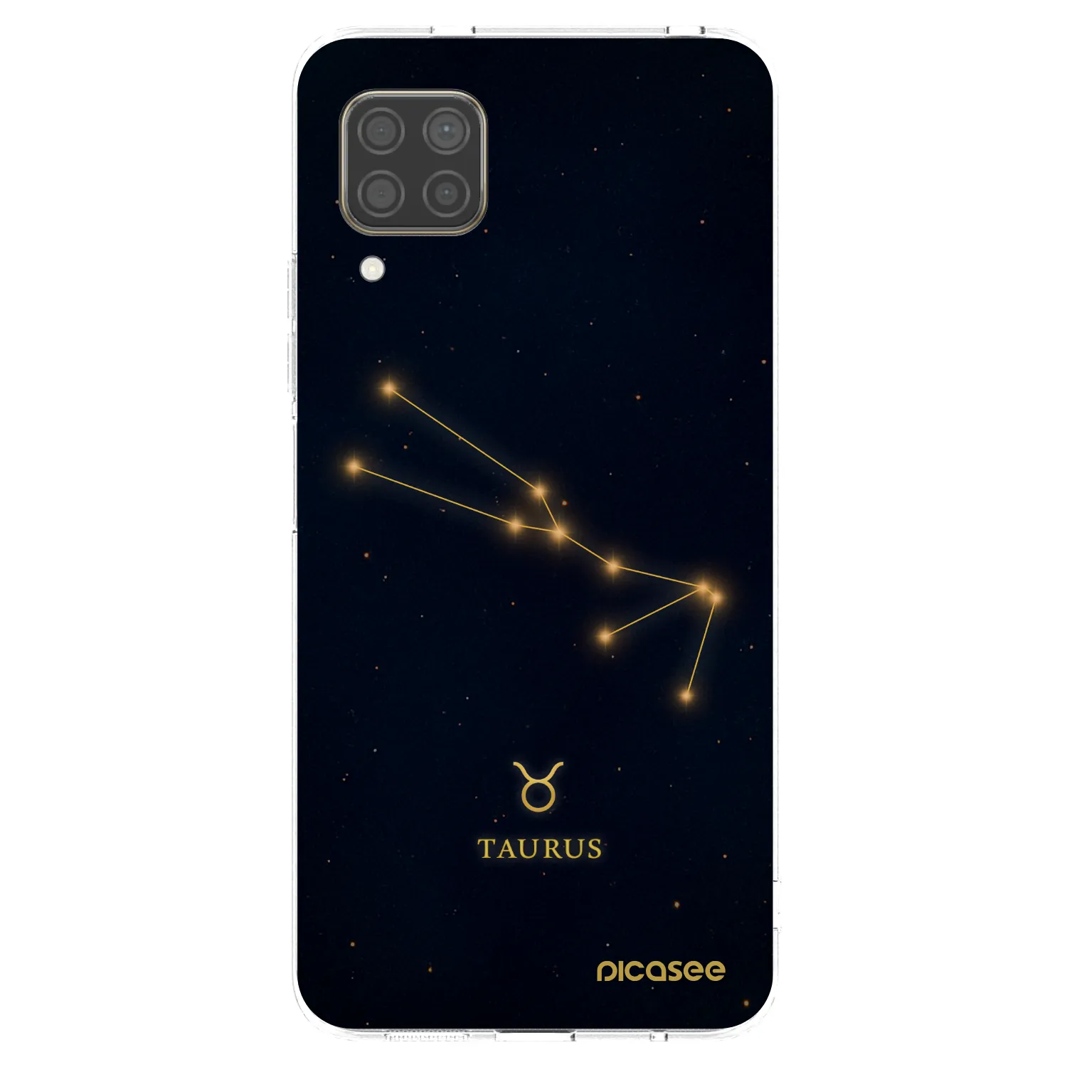 Picasee silikonowe przeźroczyste etui na Huawei P40 Lite - TAURUS