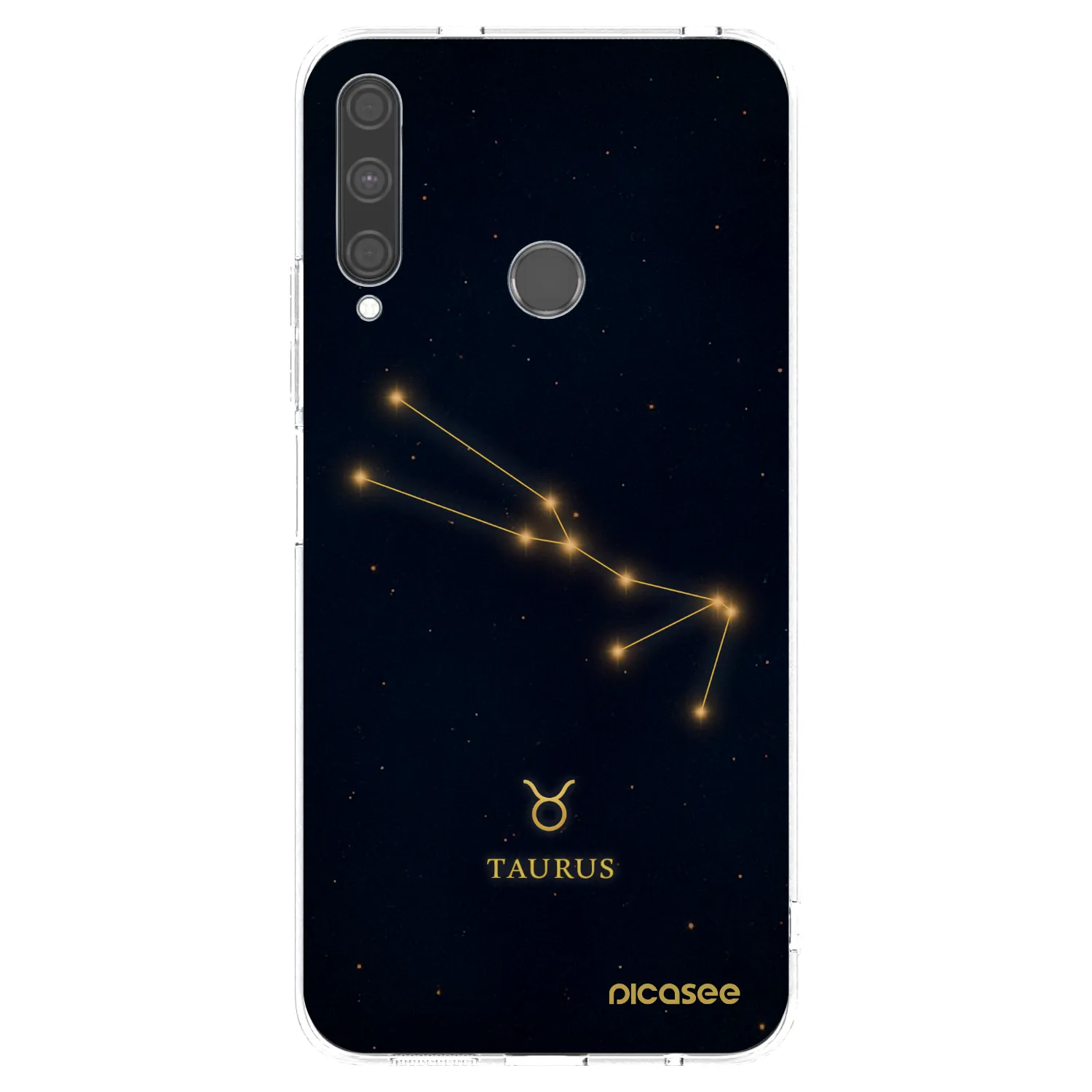 Picasee silikonowe przeźroczyste etui na Huawei P40 Lite E - TAURUS