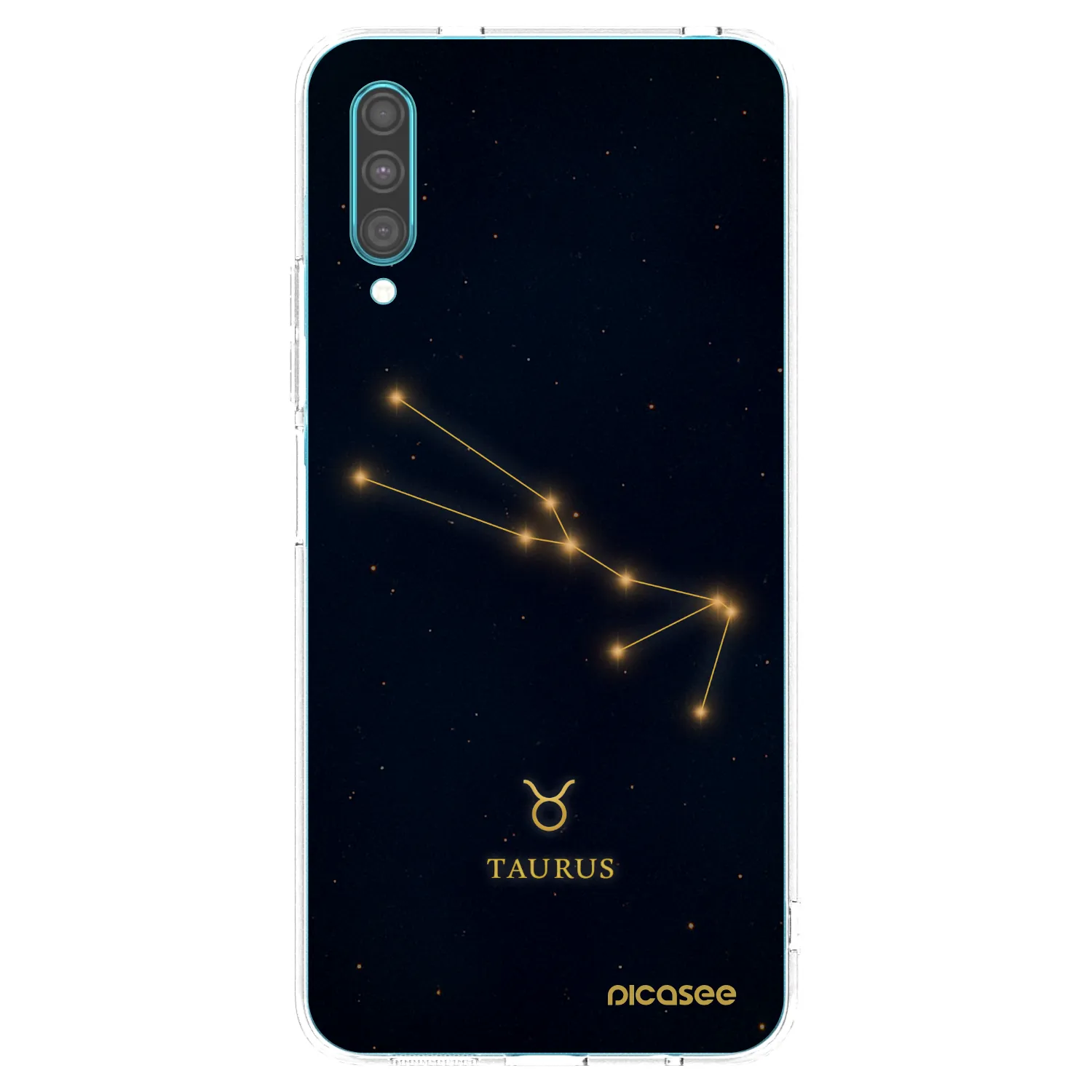 Picasee silikonowe przeźroczyste etui na Samsung Galaxy A30s A307F - TAURUS