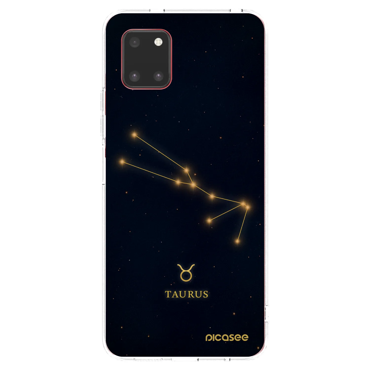 Picasee silikonowe przeźroczyste etui na Samsung Galaxy Note 10 Lite N770F - TAURUS