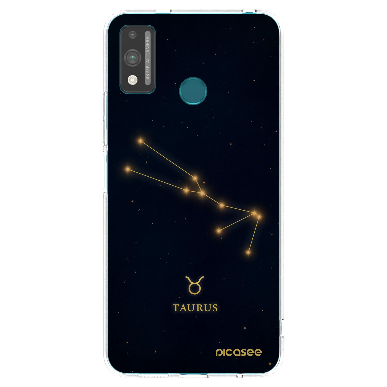 Picasee silikonowe przeźroczyste etui na Honor 9X Lite - TAURUS