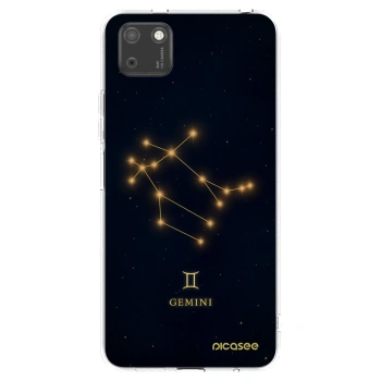 Picasee silikonowe przeźroczyste etui na Huawei Y5P - GEMINI