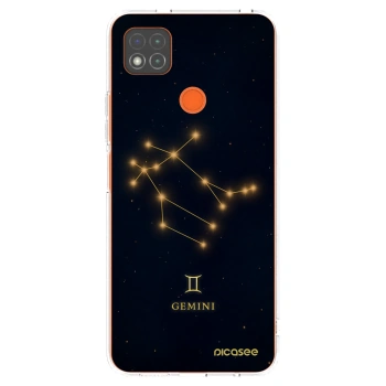 Picasee silikonowe przeźroczyste etui na Xiaomi Redmi 9C - GEMINI