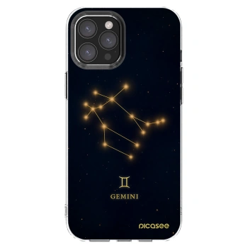 Picasee silikonowe przeźroczyste etui na Apple iPhone 12 Pro Max - GEMINI