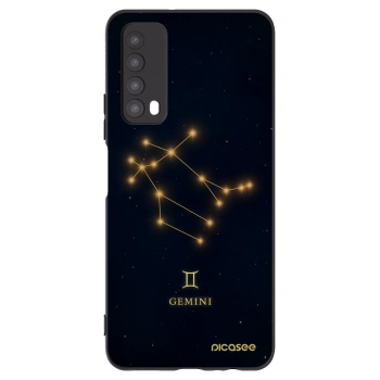Picasee silikonowe czarne etui na Huawei P Smart 2021 - GEMINI