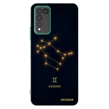 Picasee silikonowe przeźroczyste etui na Honor 10X Lite - GEMINI