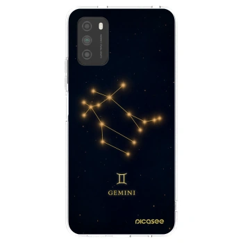 Picasee silikonowe przeźroczyste etui na Xiaomi Poco M3 - GEMINI