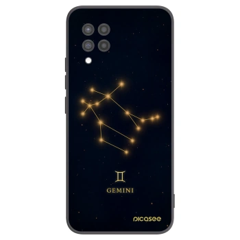 Picasee silikonowe czarne etui na Samsung Galaxy A42 A426B - GEMINI