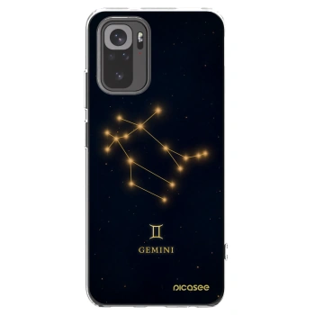 Picasee silikonowe przeźroczyste etui na Xiaomi Redmi Note 10S - GEMINI