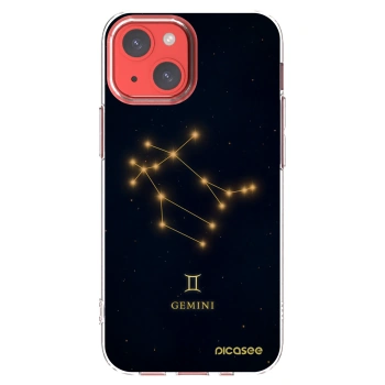 Picasee silikonowe przeźroczyste etui na Apple iPhone 13 mini - GEMINI