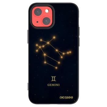 Picasee silikonowe czarne etui na Apple iPhone 13 mini - GEMINI