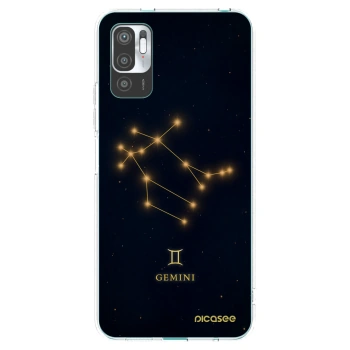 Picasee silikonowe przeźroczyste etui na Xiaomi Redmi Note 10 5G - GEMINI