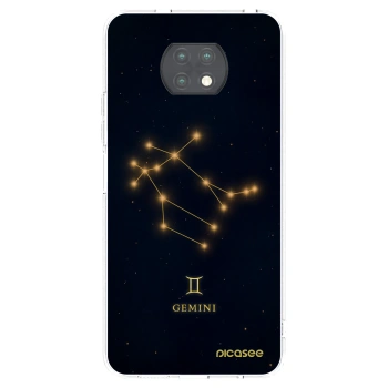 Picasee silikonowe przeźroczyste etui na Xiaomi Redmi Note 9T - GEMINI