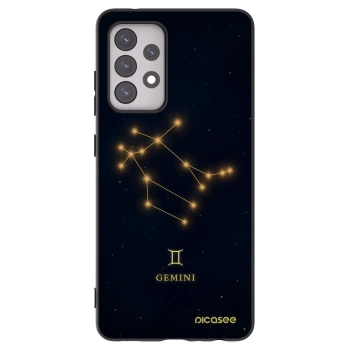 Picasee silikonowe czarne etui na Samsung Galaxy A52s 5G A528B - GEMINI