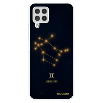 Picasee silikonowe przeźroczyste etui na Samsung Galaxy A22 A225F 4G - GEMINI
