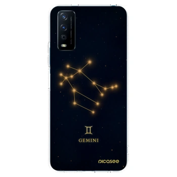 Picasee silikonowe przeźroczyste etui na Vivo Y11s - GEMINI