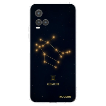 Picasee silikonowe przeźroczyste etui na Vivo Y33s - GEMINI