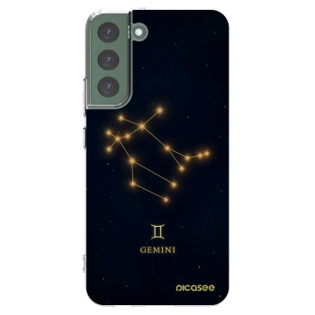 Picasee silikonowe przeźroczyste etui na Samsung Galaxy S22+ 5G - GEMINI