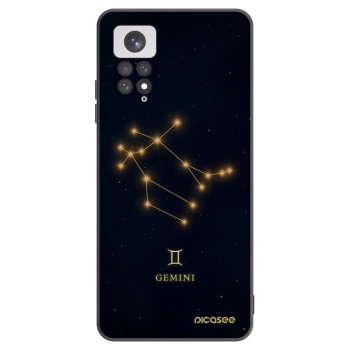 Picasee silikonowe czarne etui na Xiaomi Redmi Note 11 - GEMINI